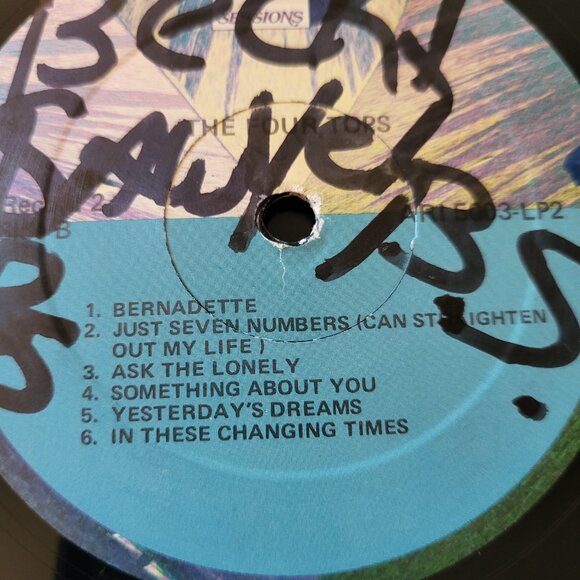 THE FOUR TOPS Sessions Presents the 4 Tops Double LP Vinyl 1976 ARI 5003 LP8 - Picture 6 of 15